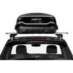 Dakkoffers & Accessoires|Fietsartikelen-Hapro Trivor 560 dakkoffer brilliant black