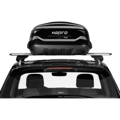 Dakkoffers & Accessoires|Fietsartikelen-Hapro Trivor 440 dakkoffer brilliant black