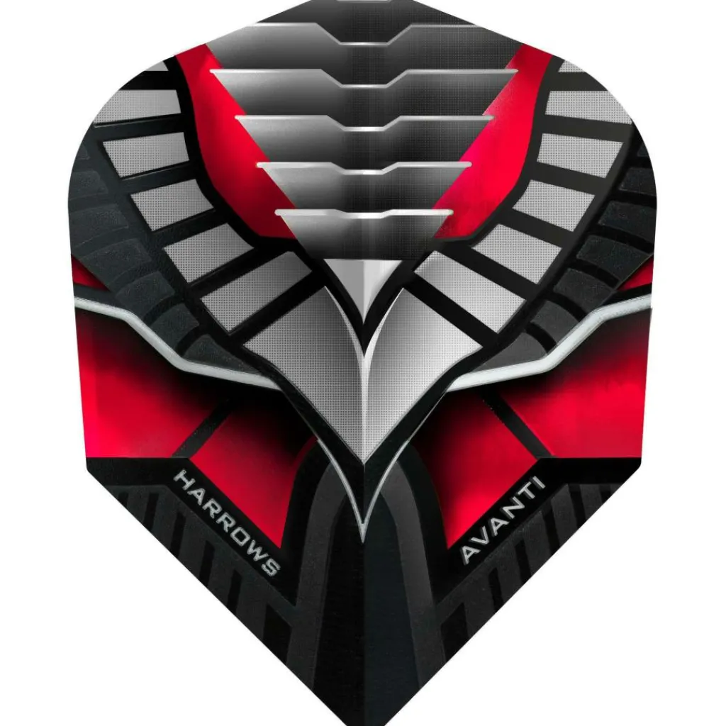 Dartartikelen-Harrows Darts Darts Avanti flights rood