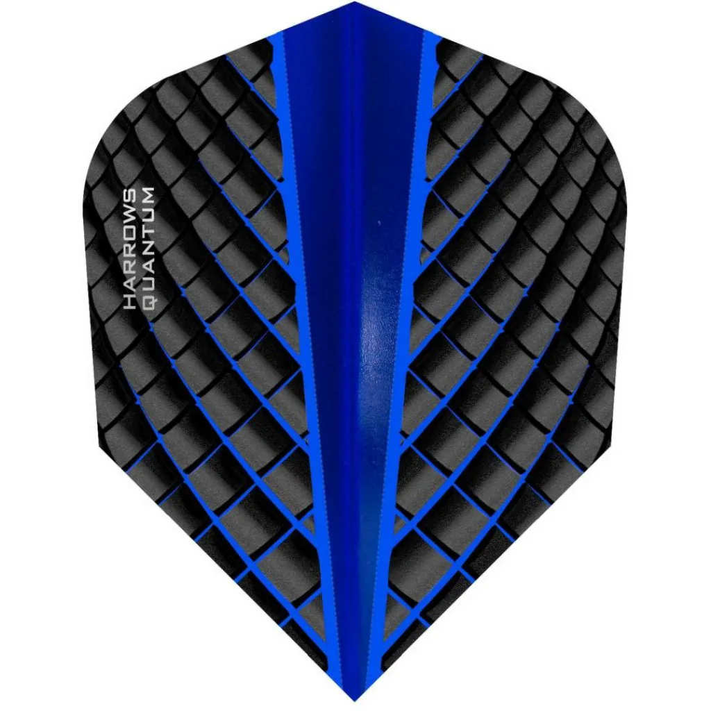 Harrows Darts Darts Quantum flights blauw< Dartartikelen
