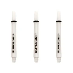 Dartartikelen-Harrows Darts  Supergrip shafts short wit