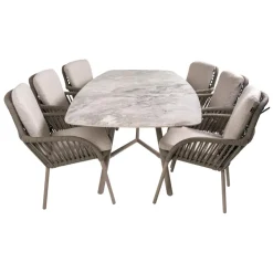 Tuinsets-Hartman Benevento Nika 240 x 110 cm tuinset 7-delig