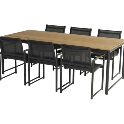 Hartman Fontaine 220 tuinset charcoal< Tuinsets