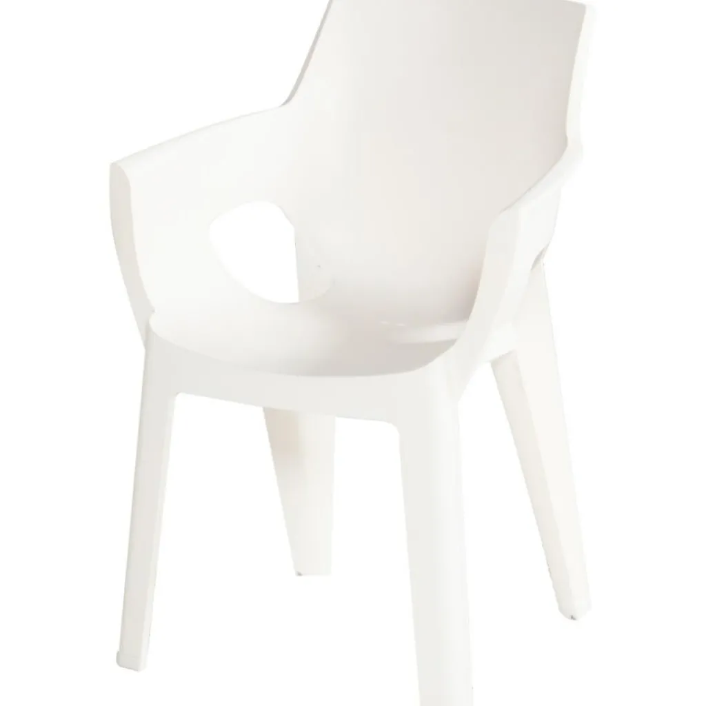 Tuinstoelen-Hartman Ivy stapelbare tuinstoel royal white