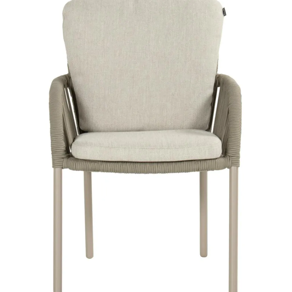 Hartman Nika dining tuinstoel taupe< Tuinstoelen