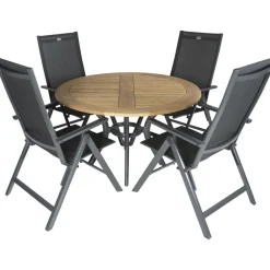 Tuinsets-Hartman South Wales 120 Aruba 4 verstelbaar tuinset xerix teak xerix