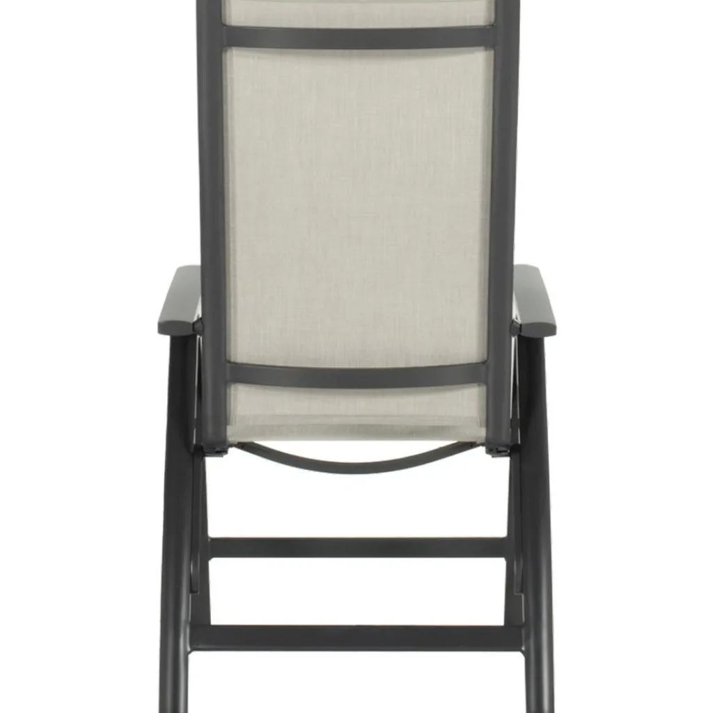 Tuinstoelen-Hartman Troy verstelbare tuinstoel anthracite xerix