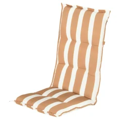 Tuinkussens-Hartman Tuinkussen hoge rug 123 x 50 x 8 roma caramel