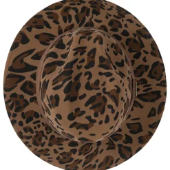 Hatland Cathy hoed dames leopard< Outdoor Hoed