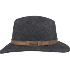 Hatland Stanfield hoed anthracite< Outdoor Hoed