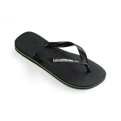 Slippers-Havaianas Brasil Logo slippers black