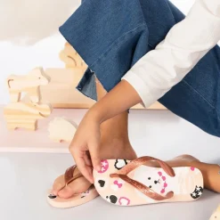 Havaianas Kids Top Pets Ballet slippers junior rose golden  blush< Slippers