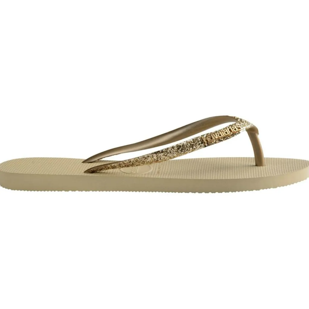 Slippers-Havaianas Slim Glitter II slippers sand grey