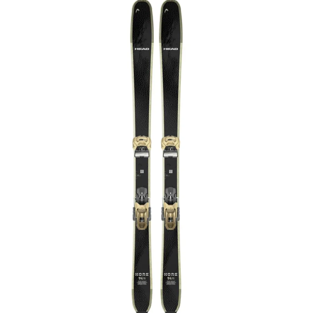 Ski's|Wintersport-Head Kore 94 Ti 25 - 26 ski's met Attack 14 GW binding