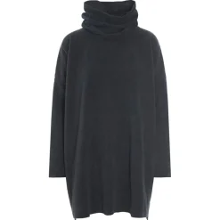 Henriette Steffensen  High Neck sweater dames soft black< Truien & Vesten