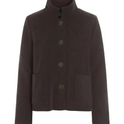 Truien & Vesten-Henriette Steffensen  vest dames chokolate