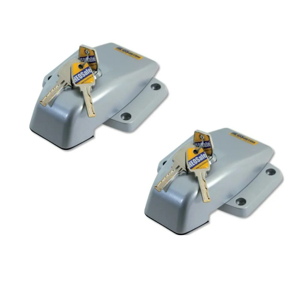 Beveiliging-HEOSolution HEOSafe VAN Security portierbeveiliging grijs 2 stuks