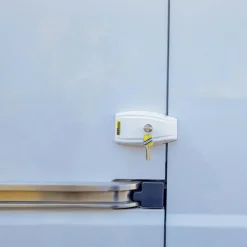 Beveiliging-HEOSolution HEOSafe Van Security veiligheidsslot wit per 2 stuks