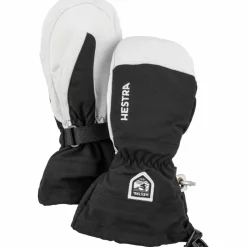 Hestra Army Leather Heli Ski wanten junior black< Handschoenen & Wanten|Wintersport