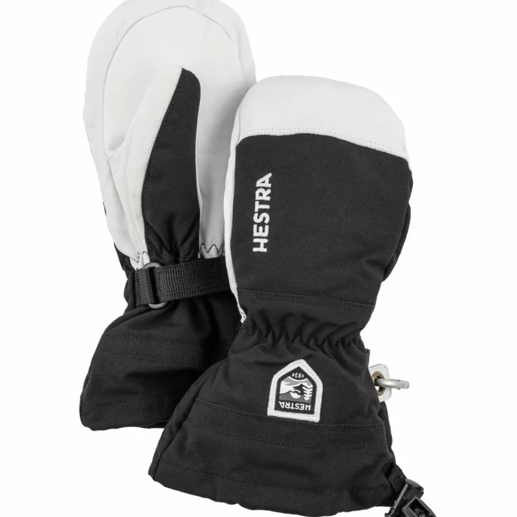 Hestra Army Leather Heli Ski wanten junior black< Handschoenen & Wanten|Wintersport