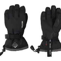 Handschoenen & Wanten|Wintersport-Hestra Gauntlet CZone handschoenen junior black graphite