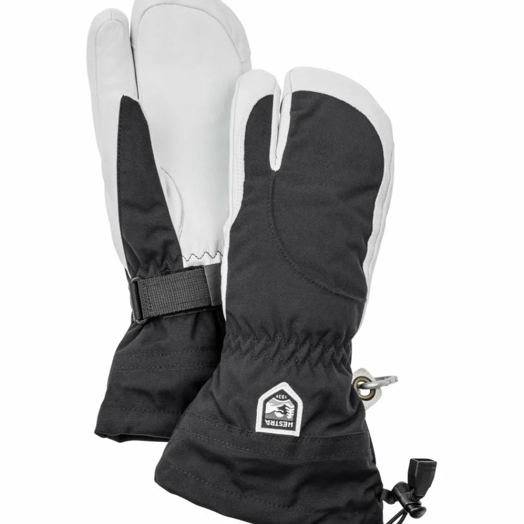 Handschoenen & Wanten|Wintersport-Hestra Heli Ski lobster handschoenen dames black off white