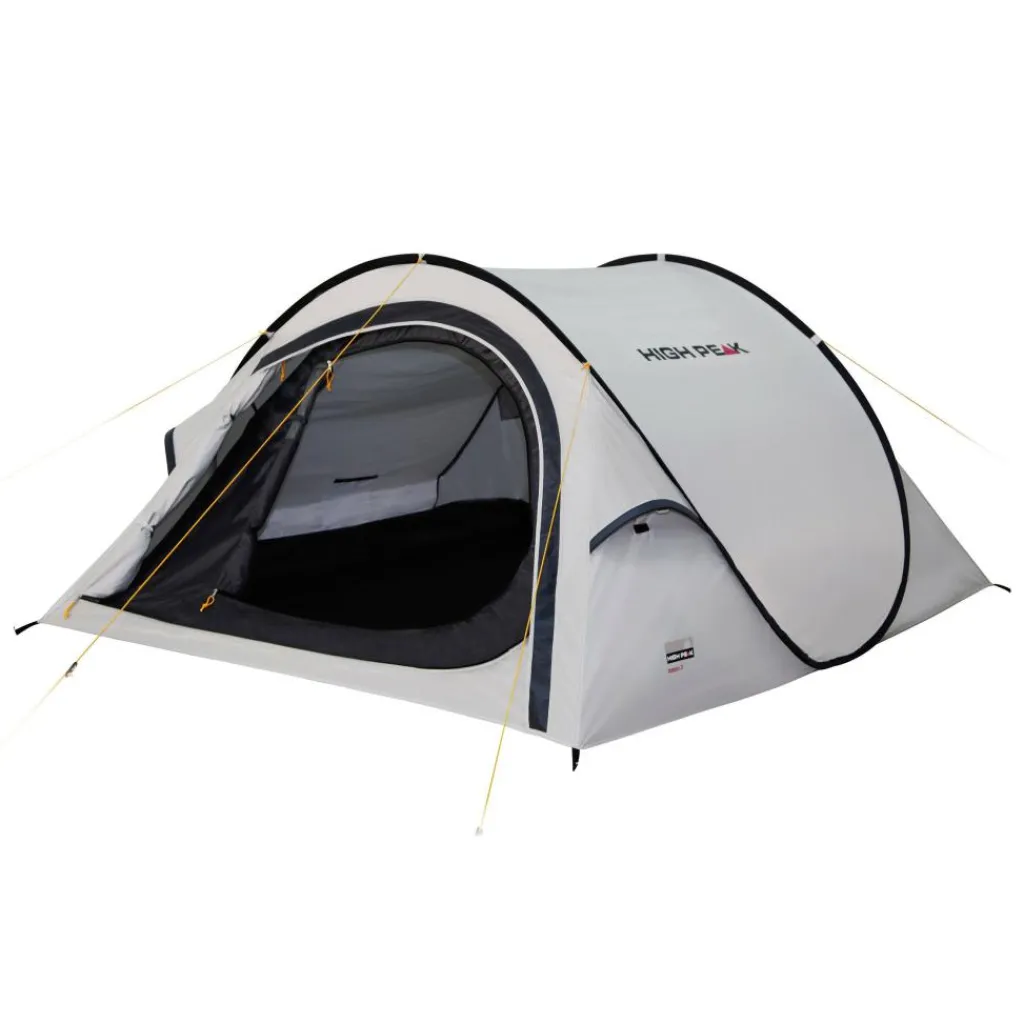 Tunneltenten|Koepeltenten-High Peak Boston 2 pop up tent dark grey
