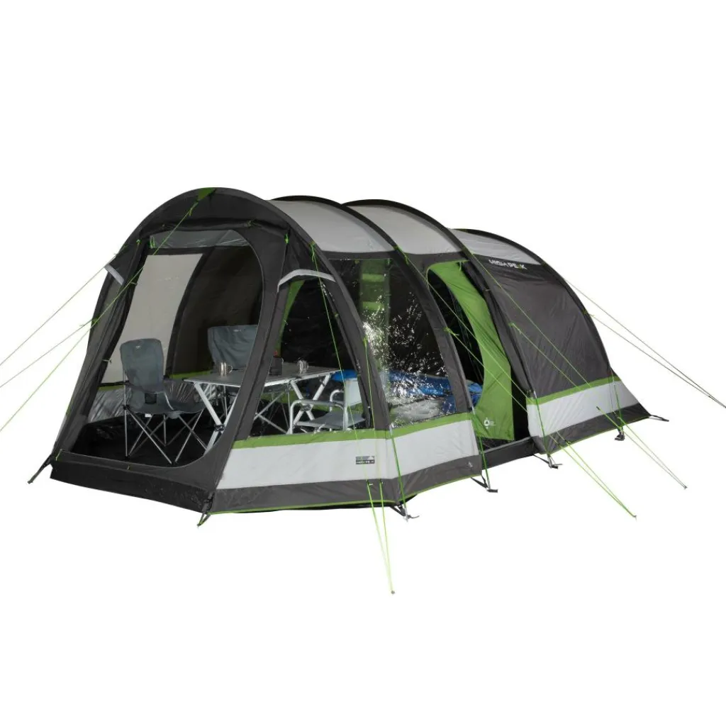5-Persoons Tent|Tunneltenten-High Peak Bozen 5.0 tunneltent grey