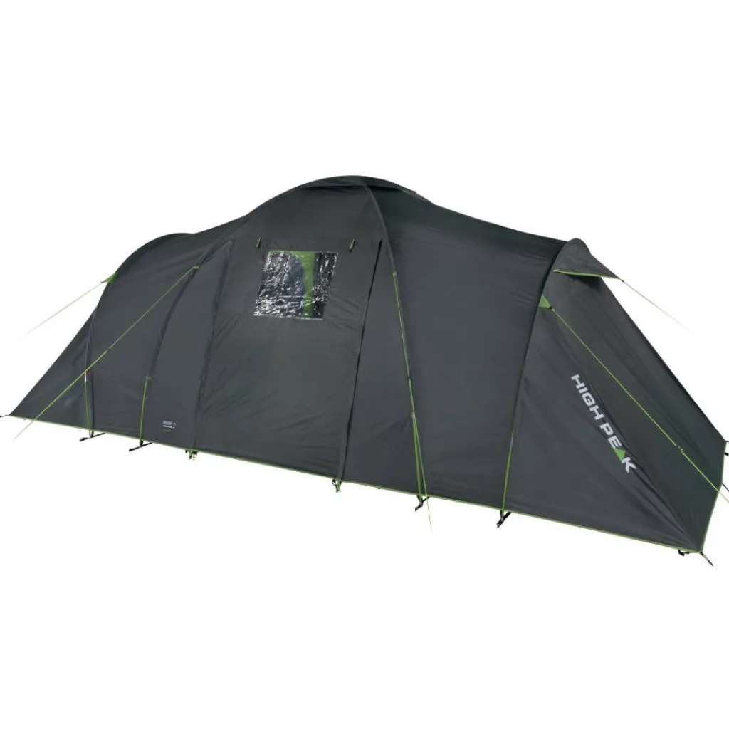 High Peak Como 6.0 vis-à-vis tent dark grey green< 6-Persoons Tent|Tunneltenten