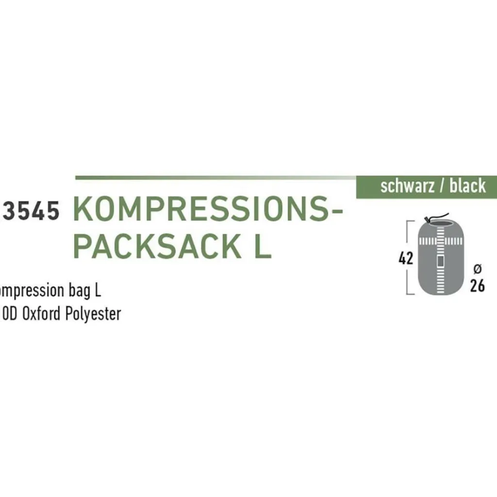 High Peak Compression L opberghoes black< Overige Accessoires