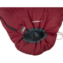 Slaapzakken-High Peak Hyperion 1M mummy slaapzak dark red grey