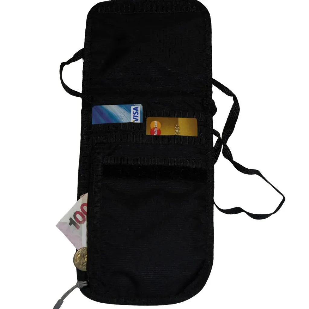 High Peak Messina XL neck wallet black< Moneybelts & Documententasjes