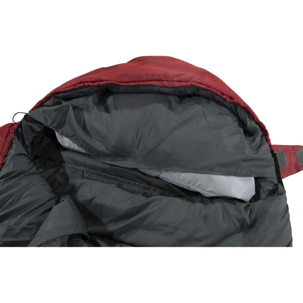 High Peak Redwood 3 mummy slaapzak dark red grey< Slaapzakken