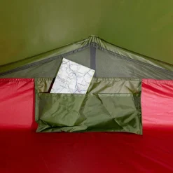 2-Persoons Tent|Tunneltenten-High Peak Siskin 2.0 LW lichtgewicht tunneltent pesto red