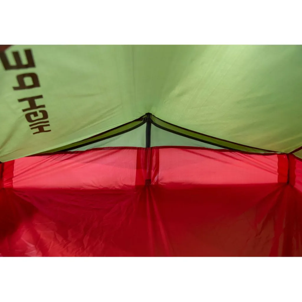 2-Persoons Tent|Tunneltenten-High Peak Siskin 2.0 LW lichtgewicht tunneltent pesto red