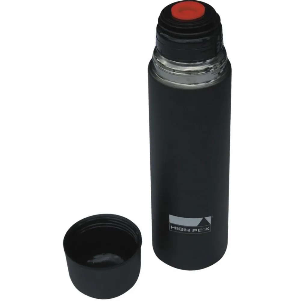 Drinkflessen-High Peak Thermosfles 500 ml zwart