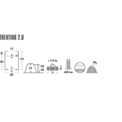 Bustenten-High Peak  Trentino 2.0 bustent