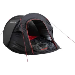High Peak Vision 2 pop up tent black< 2-Persoons Tent|Tunneltenten
