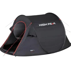 High Peak Vision 3 pop up tent black< 3-Persoons Tent|Tunneltenten