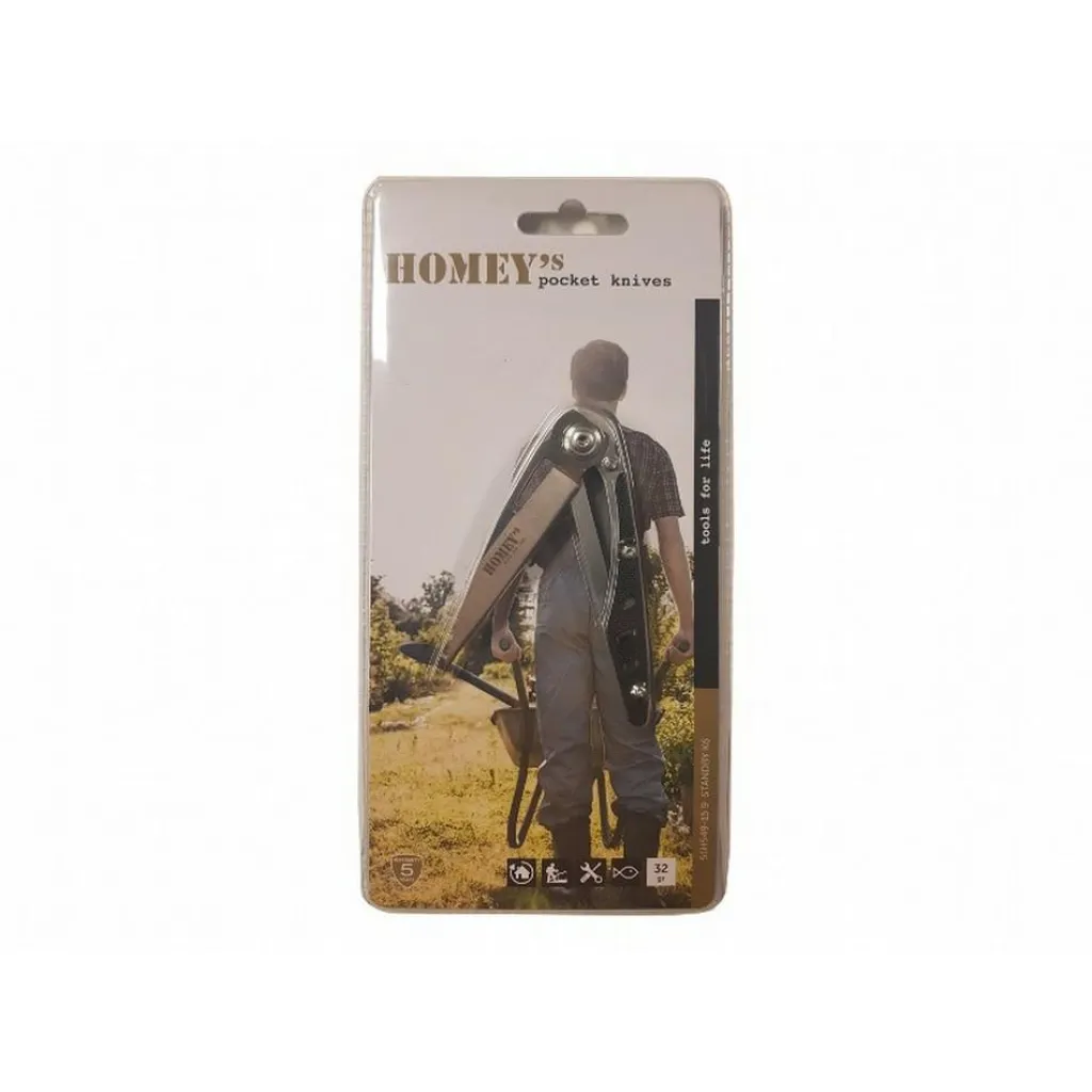 Homey's Agile zakmes zwart zilver< Multitools & Zakmessen