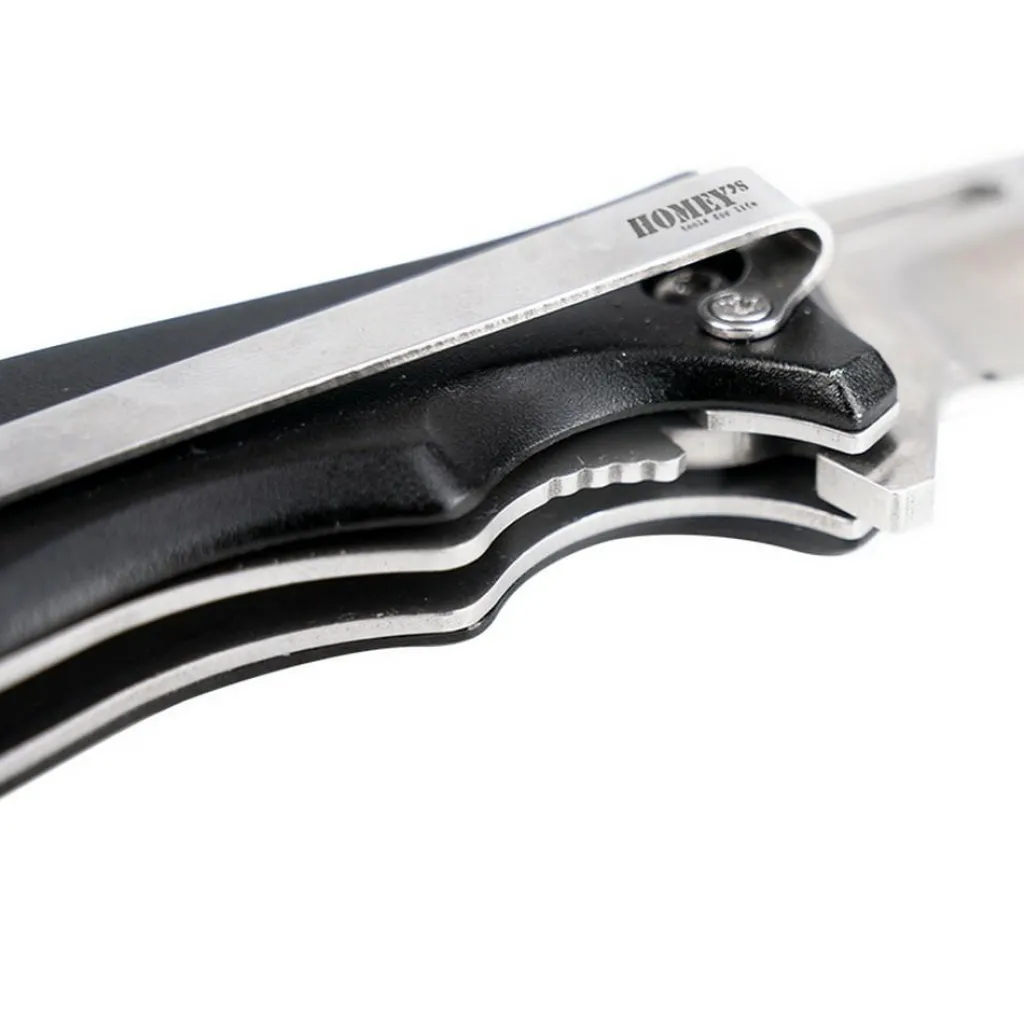 Homey's Amelia On The Road zakmes zwart zilver< Multitools & Zakmessen