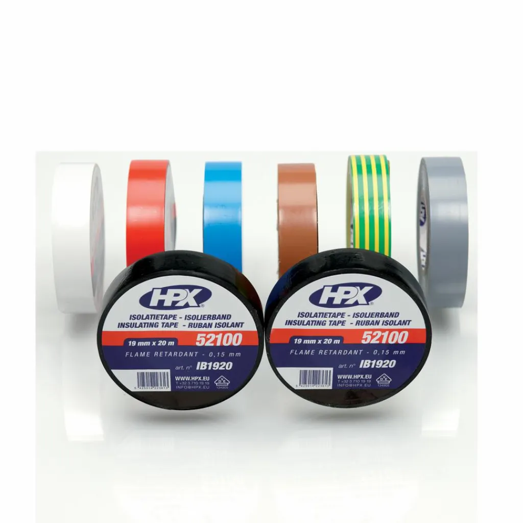 Lijm, Kit & Tape-HPX 52100 isolatietape zwart 19 mm x 20 meter
