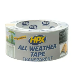 Lijm, Kit & Tape-HPX All Weather tape transparant 48 mm x 5 meter
