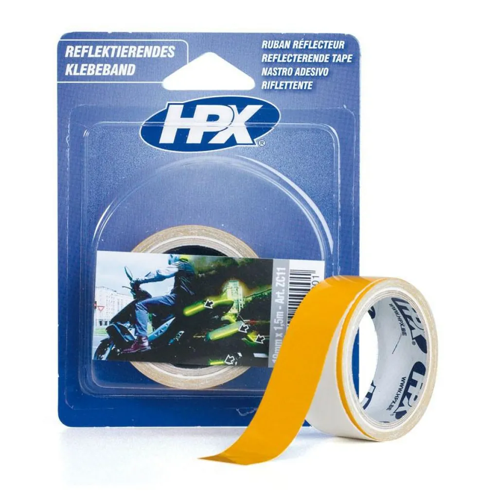 HPX Reflecterende tape 19 mm x 1,5 meter< Lijm, Kit & Tape