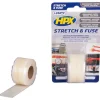 Lijm, Kit & Tape-HPX Stretch & Fuse vulkaniserende tape transparant 25 x 3 meter