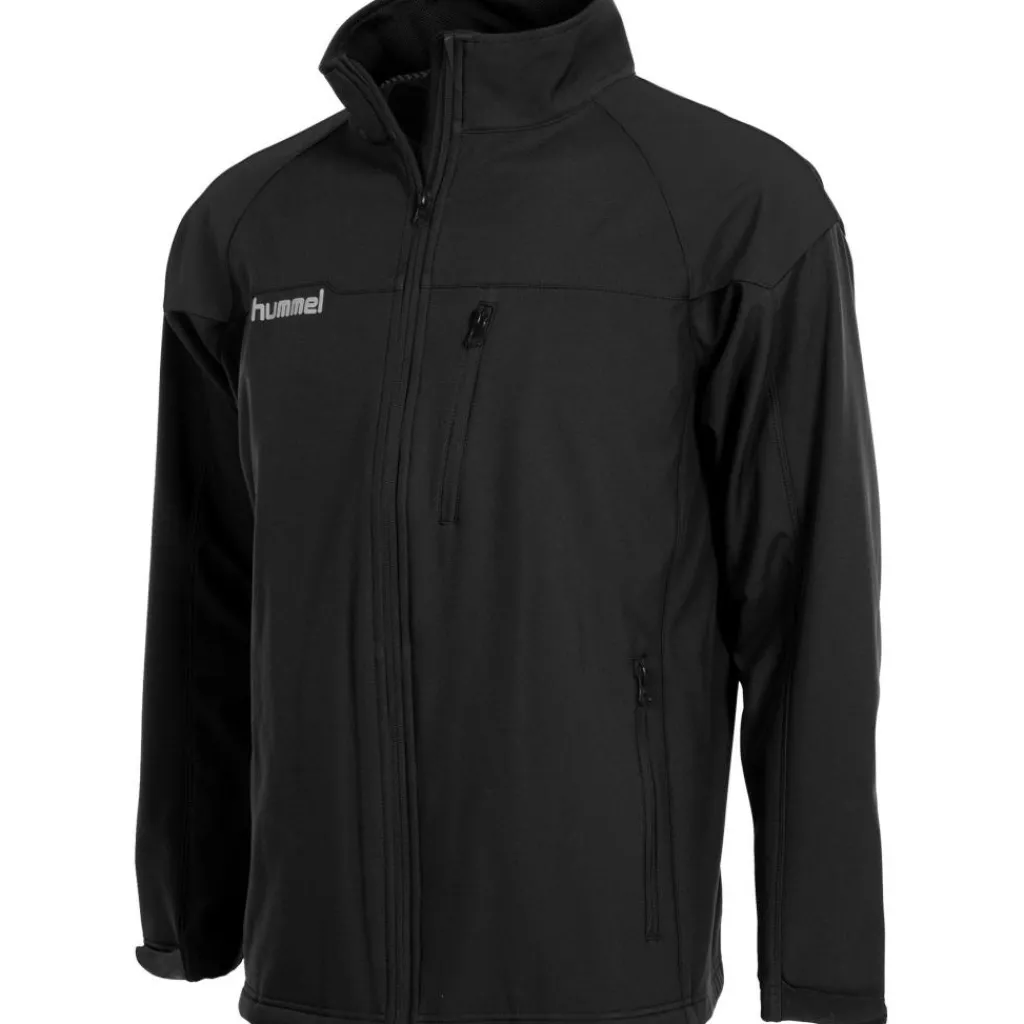 Voetbalkleding-Hummel Authentic Softshell trainingsjack heren black