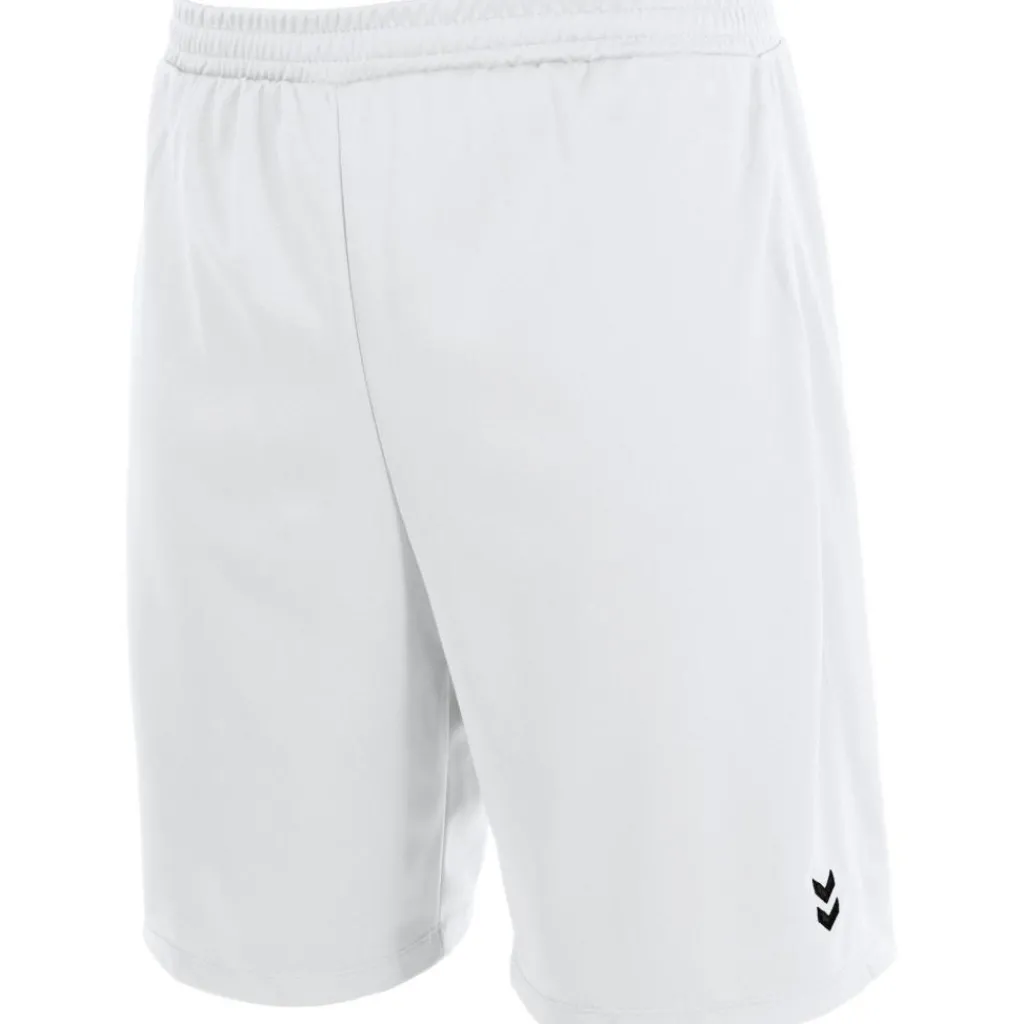 Voetbalkleding-Hummel Euro Short II voetbalbroekje white