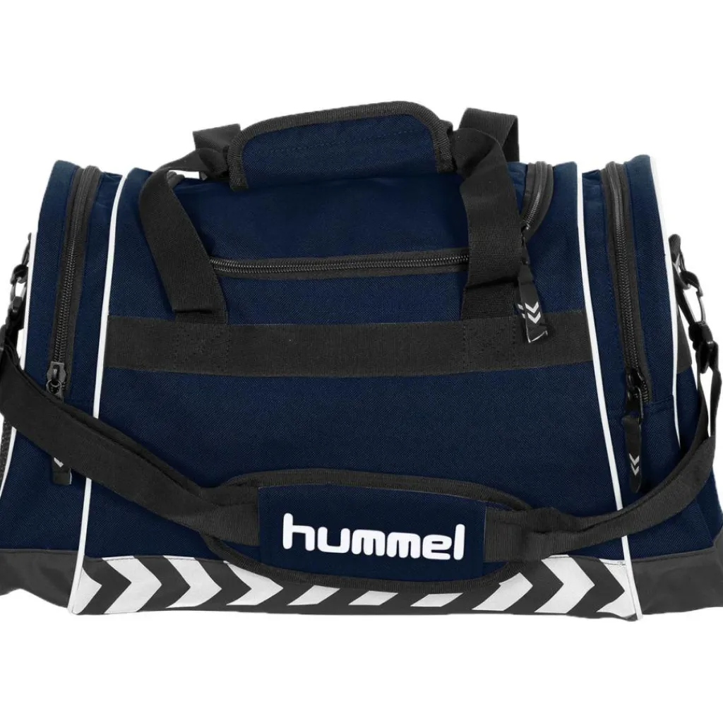 Hummel Sheffield sporttas navy< Sporttas|Voetbaltas