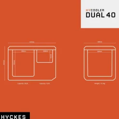 Koelboxen-Hyckes HyCooler Pro Dual 40 compressor koelbox