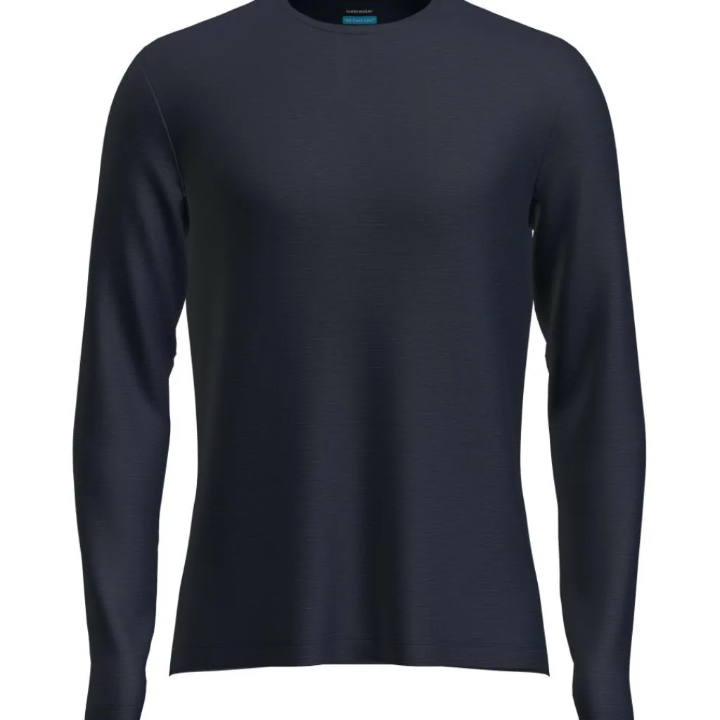 Icebreaker 125 Cool-Lite Sphere III LS shirt heren midnight navy heather< Outdoor Shirt